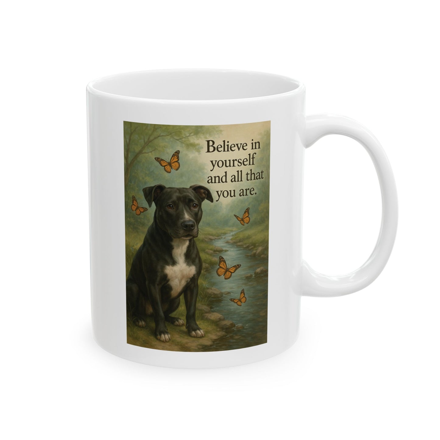 Mug - Believe in Yourself - Animal Shelter Donation